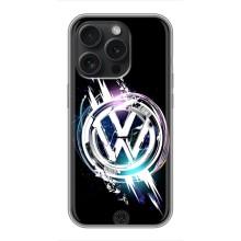 Чехол "Фольксваген" для iPhone 16 Pro – Volkswagen на черном