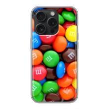Чохол з зображенням смачної їжі для iPhone 16 Pro – Різнокольорові M&M'S