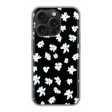 Чохол з ромашками на iPhone 16 Pro – Маленькі ромашки