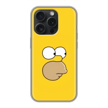 Чехол с Симпсонами для iPhone 16 Pro (VPrint) (Гомер)