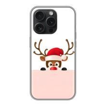 Чохол Санта Клаус для iPhone 16 Pro – Оленя