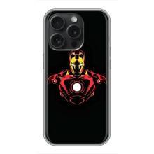 Чехол Супергерой Железный человек на iPhone 16 Pro – Железный человек