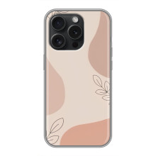 Чохол квітковий дизайн для iPhone 16 Pro – Кориневий фон