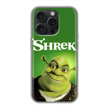Чехол с мультфильмом Шрек на iPhone 16 Pro – Шрек
