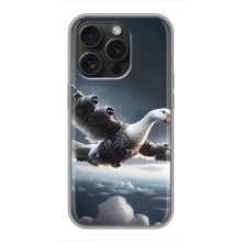 Чехол с мемом Тралалело тралала на iPhone 16 Pro (Бомбардини гусини)