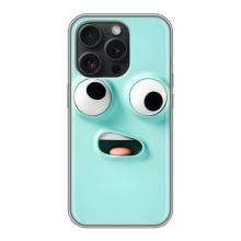 Силиконовые Чехлы (смешные стикеры) для iPhone 16 Pro – мордочка