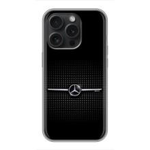 Силиконовый бампер с картинкой машины на iPhone 16 Pro – Mercedes