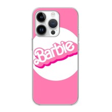Силиконовый Чехол Барби Фильм на iPhone 16 Pro (Лого Барби)