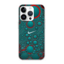 Силиконовый Чехол на iPhone 16 Pro с картинкой Nike (Найк зеленый)