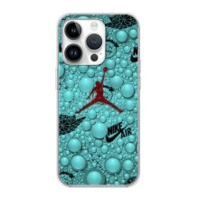 Силиконовый Чехол Nike Air Jordan на Айфон 16 Про (Джордан Найк)