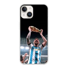 Чехлы Лео Месси Аргентина для iPhone 16 Ultra (Счастливый Месси)