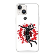 Чехлы с принтом Спортивная тематика для iPhone 16 Ultra (Волейболист)