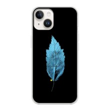 Чехол с картинками на черном фоне для iPhone 16 Ultra – Листочек
