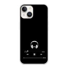 Чехол с картинками на черном фоне для iPhone 16 Ultra (Плеер)