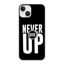 Силиконовый Чехол на iPhone 16 Ultra с картинкой Nike (Never Give UP)