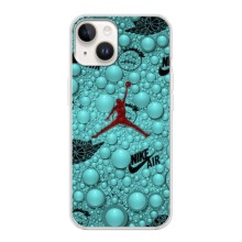 Силиконовый Чехол Nike Air Jordan на Айфон 15 Плюс – Джордан Найк