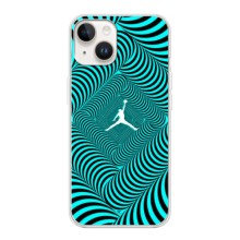 Силиконовый Чехол Nike Air Jordan на Айфон 15 Плюс (Jordan)