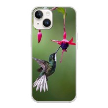 Силиконовый чехол с птичкой на iPhone 16 Ultra (Калибри)