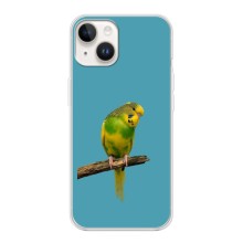Силиконовый чехол с птичкой на iPhone 16 Ultra – Попугайчик