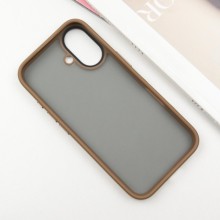 TPU+PC чохол Metal Buttons для Apple iPhone 16 (6.1") – Золотий