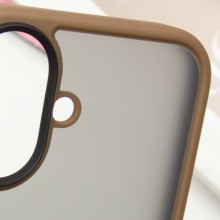 TPU+PC чохол Metal Buttons для Apple iPhone 16 (6.1") – Золотий