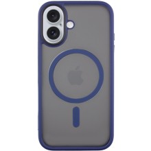 TPU+PC чехол Metal Buttons with MagSafe для Apple iPhone 16 (6.1")