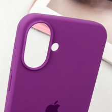 Чехол Silicone Case Full Protective (AA) для Apple iPhone 16 (6.1") – Фиолетовый