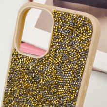 TPU чохол Bling World Rock Diamond для Apple iPhone 16 (6.1") – Золотий