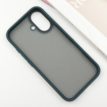 TPU+PC чехол Metal Buttons для Apple iPhone 16 (6.1") – Зеленый