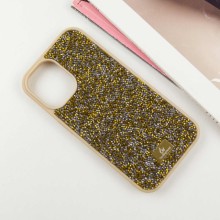 TPU чехол Bling World Rock Diamond для Apple iPhone 16 (6.1") – Золотой