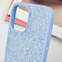 TPU чехол Bling World Rock Diamond для Apple iPhone 16 (6.1") – Голубой