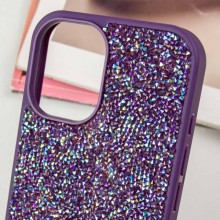 TPU чехол Bling World Rock Diamond для Apple iPhone 16 (6.1") – Фиолетовый