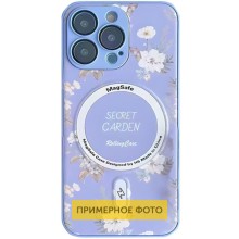 TPU+PC чехол Secret Garden with MagSafe для Apple iPhone 16 (6.1") (Lilac)