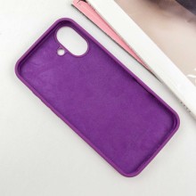 Чехол Silicone Case Full Protective (AA) для Apple iPhone 16 (6.1") – Фиолетовый