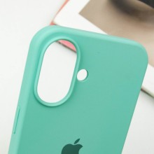 Чехол Silicone Case Full Protective (AA) для Apple iPhone 16 (6.1") – Бирюзовый