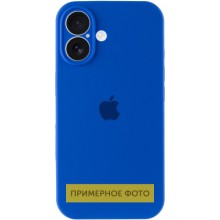 Чохол Silicone Case Full Camera Protective (AA) для Apple iPhone 16 (6.1") – Синій