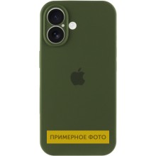 Чохол Silicone Case Full Camera Protective (AA) для Apple iPhone 16 (6.1") – Зелений