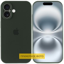 Чохол Silicone Case Full Camera Protective (AA) для Apple iPhone 16 (6.1") – Зелений