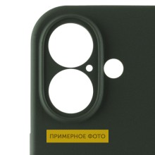 Чохол Silicone Case Full Camera Protective (AA) для Apple iPhone 16 (6.1") – Зелений