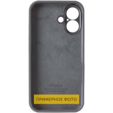 Чохол Silicone Case Full Camera Protective (AA) для Apple iPhone 16 (6.1") – Сірий