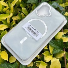 Кожаный чехол SnapCase with MagSafe для Apple iPhone 16 (6.1") – Серый