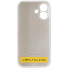 Чехол Silicone Case Full Camera Protective (AA) для Apple iPhone 16 (6.1") – Белый