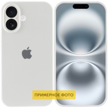 Чехол Silicone Case Full Camera Protective (AA) для Apple iPhone 16 (6.1") – Белый