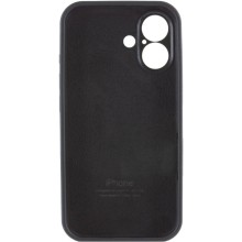 Чехол Silicone Case Full Camera Protective (AA) для Apple iPhone 16 (6.1") – Черный