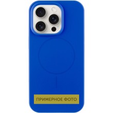 Чохол Silicone Case Full Protective (AA) NO LOGO with MagSafe для Apple iPhone 16 (6.1") – Синій