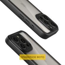 TPU чехол Transparent + Colour 1,5mm для Apple iPhone 16 (6.1") – Черный