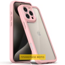 TPU чохол Transparent + Colour 1,5mm для Apple iPhone 16 (6.1") – Рожевий