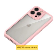 TPU чохол Transparent + Colour 1,5mm для Apple iPhone 16 (6.1") – Рожевий