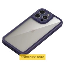 TPU чохол Transparent + Colour 1,5mm для Apple iPhone 16 (6.1") – Фіолетовий