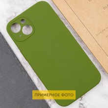 Чехол Silicone Case Full Protective (AA) NO LOGO для Apple iPhone 16 (6.1") – Зеленый